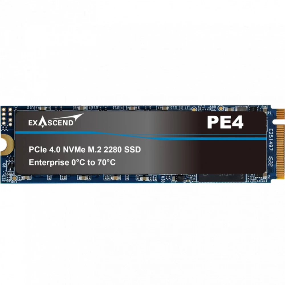 Жесткий диск Exascend PE4 EXPE4M3840GB SSD (твердотельные), 3840 ГБ, M.2, PCIe