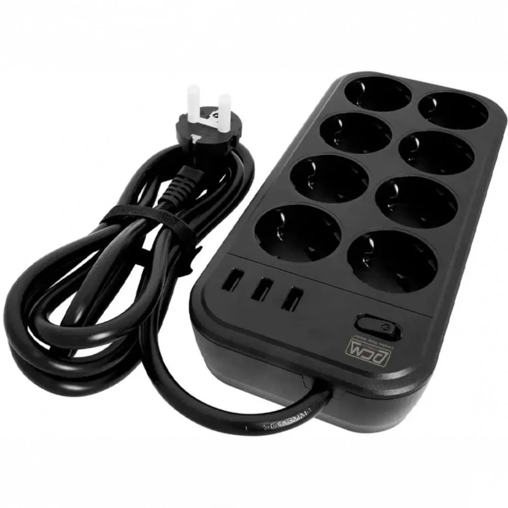 Сетевой фильтр Powercom SP-08 USB03AB