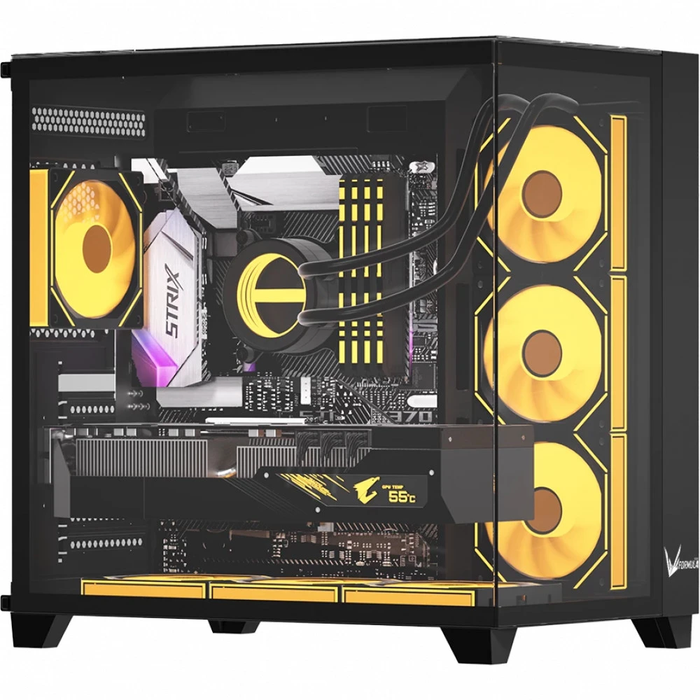 Корпус Formula Crystal Z9 Floe Black CRYSTAL Z9 FLOE B Mid-Tower