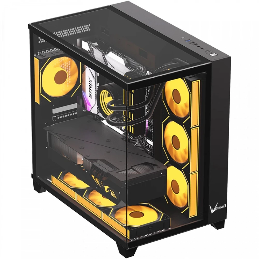 Корпус Formula Crystal Z9 Floe Black CRYSTAL Z9 FLOE B Mid-Tower