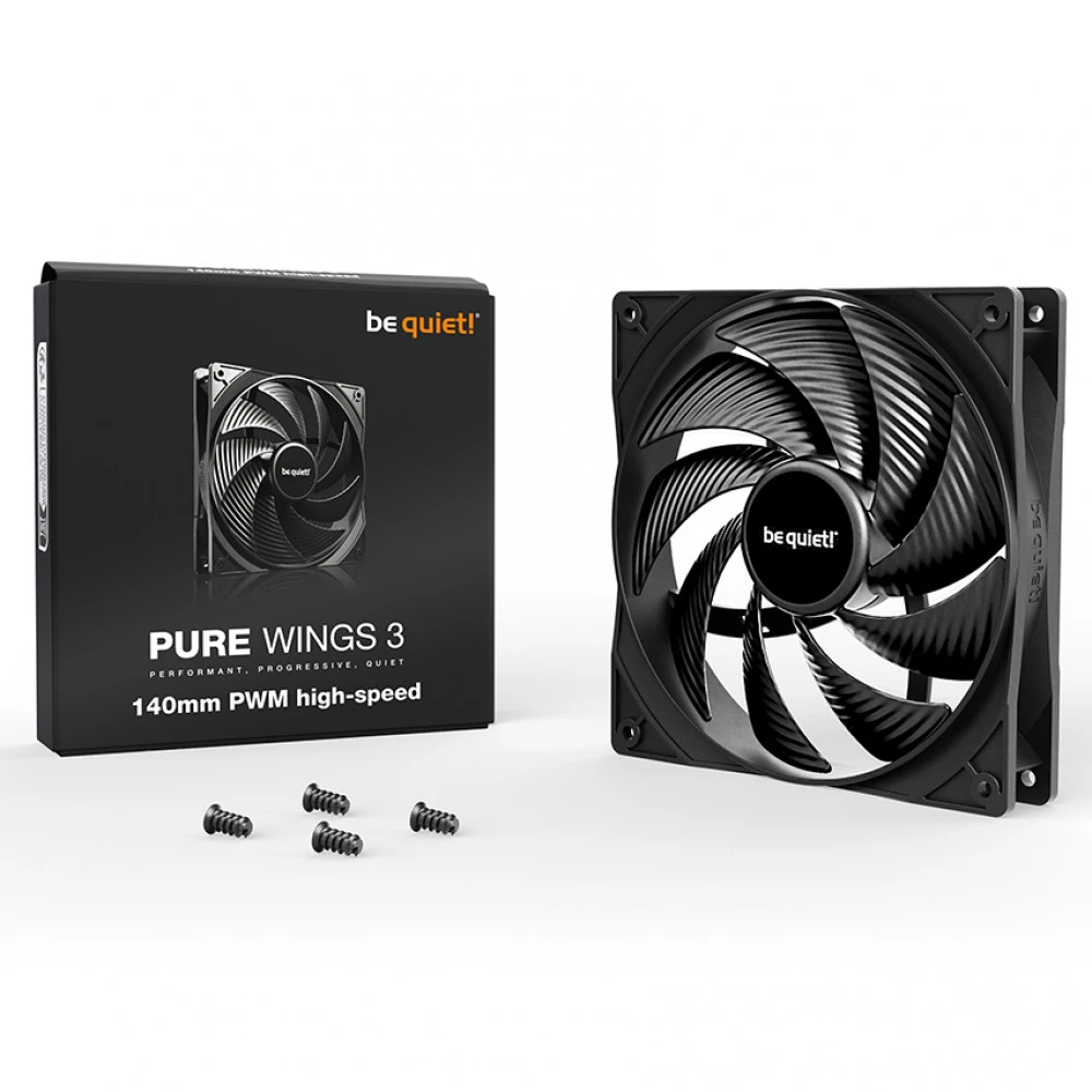 Система охлаждения be quiet! Pure Wings 3 140mm PWM high-speed BL109 Для системного блока