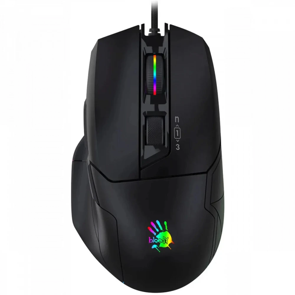 Мышь A4Tech Bloody W70 Max W70 MAX (STONE BLACK) Игровые, Проводная