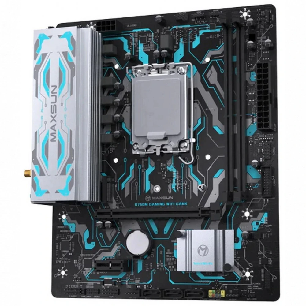 Материнская плата Maxsun B760M GAMING WIFI GANK MS-B760M GAMING WIFI GANK Micro-ATX, LGA 1700