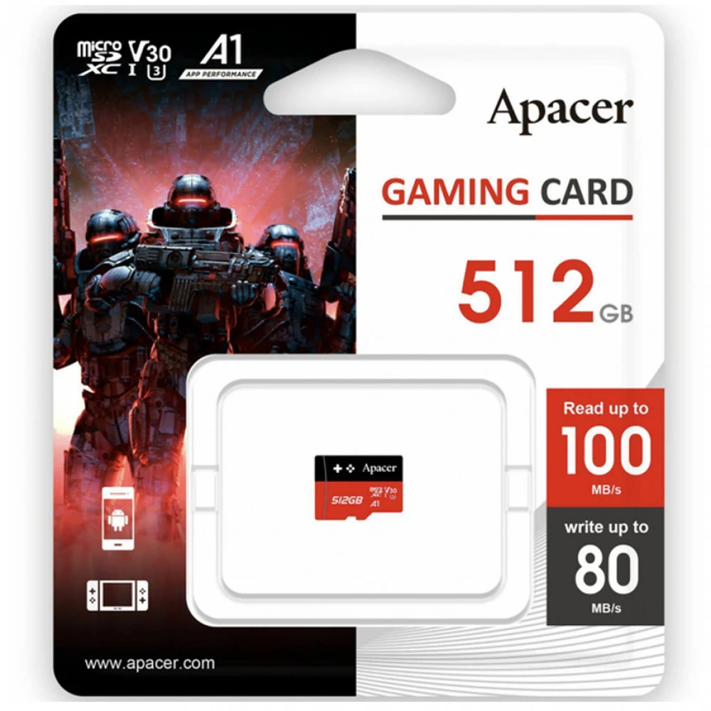 Флеш (Flash) карты Apacer AP512GMCSX10U7-RAGC 512 ГБ