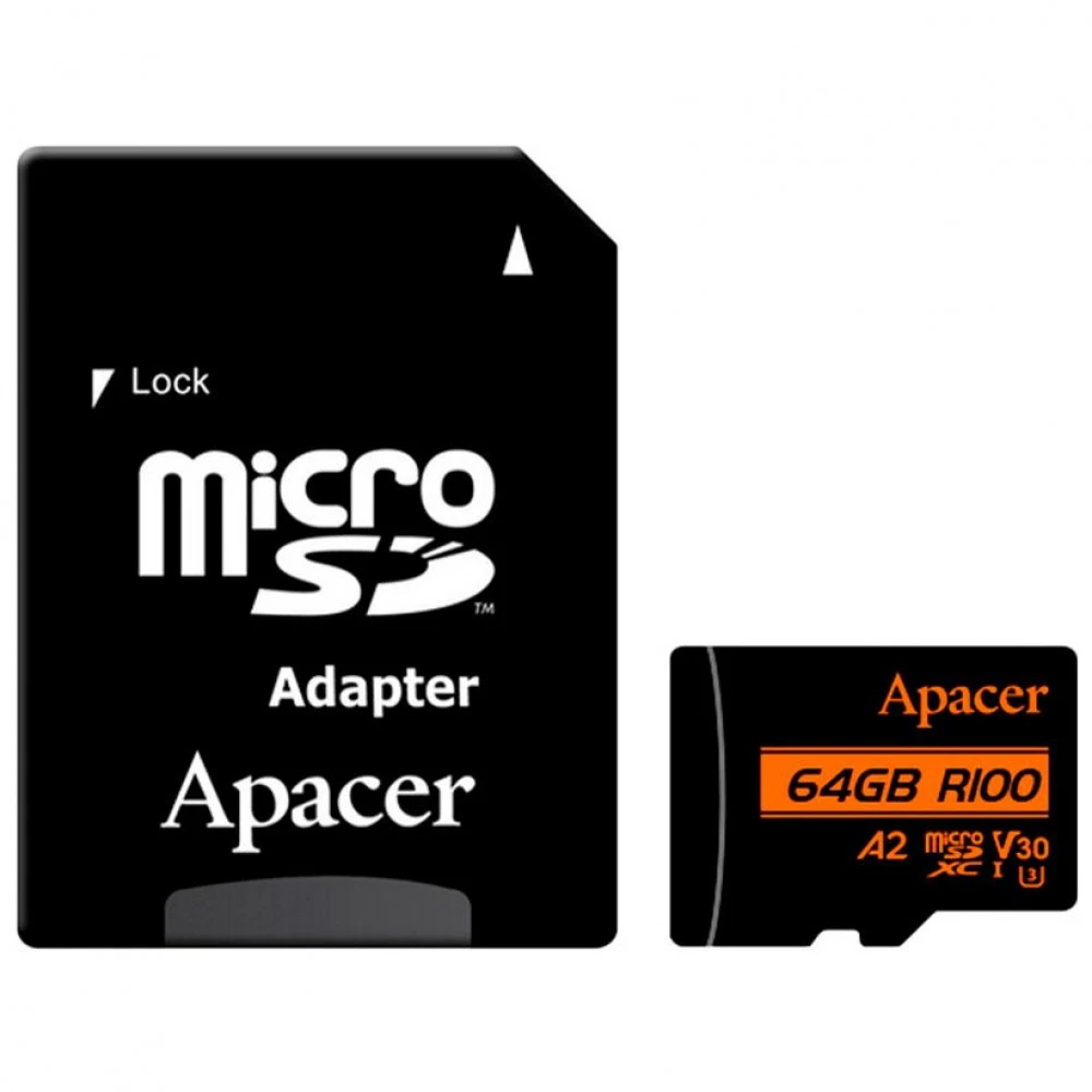 Флеш (Flash) карты Apacer AP64GMCSX10U8-R 64 ГБ