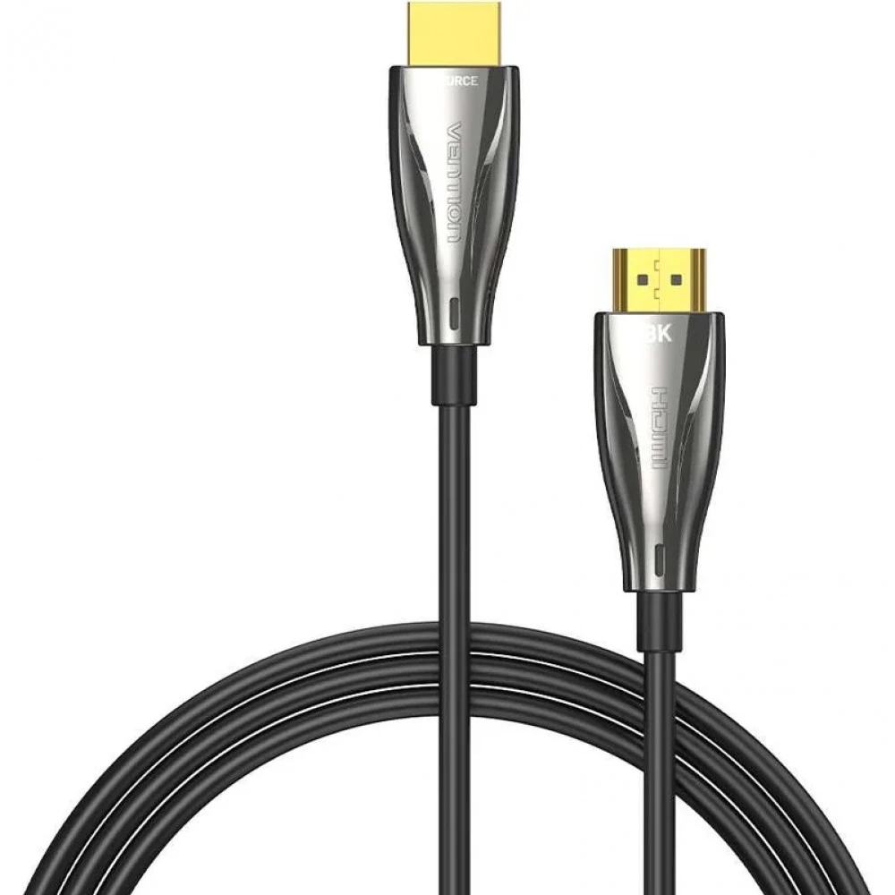 Кабель интерфейсный Vention Кабель оптический HDMI v2.1 19M/19M - 20м. Черный ALBBQ HDMI - HDMI