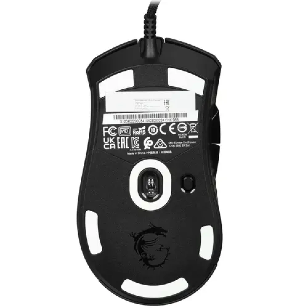Мышь MSI Clutch GM51 Lightweight GM51 LIGHTWEIGHT Игровые, Проводная