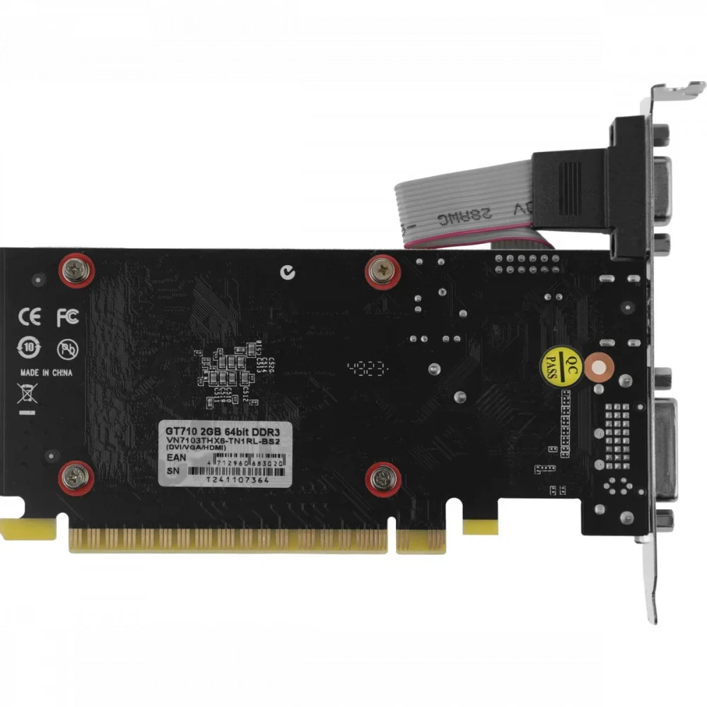 Видеокарта BIOSTAR GeForce GT 710 GT710-2GB D3 LP VN7103THX6 2 ГБ