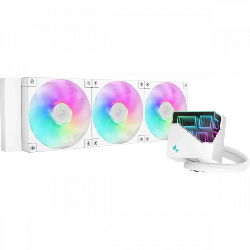 Система охлаждения Deepcool LT360 WH ARGB R-LT360-WHAMNC-G-1 Для процессора