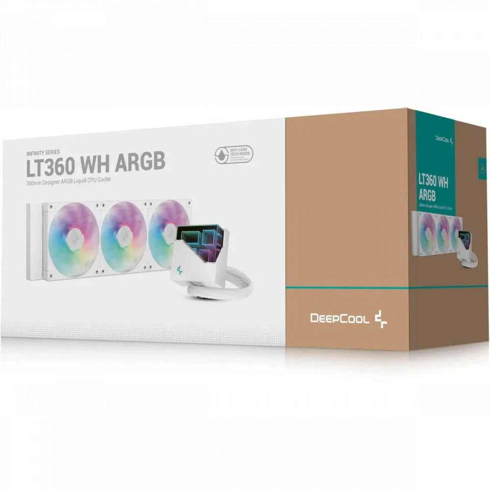 Система охлаждения Deepcool LT360 WH ARGB R-LT360-WHAMNC-G-1 Для процессора