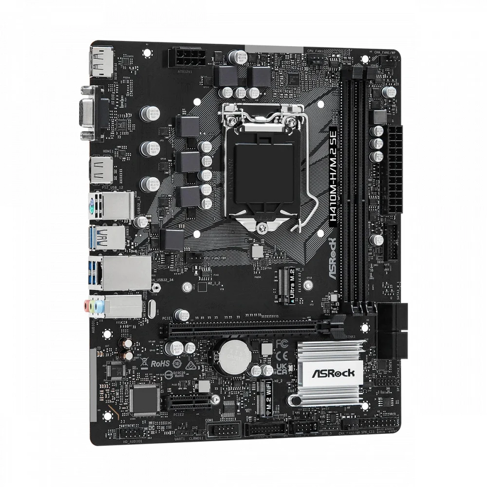 Материнская плата ASRock H410M-H/M.2 SE Micro-ATX, LGA 1200