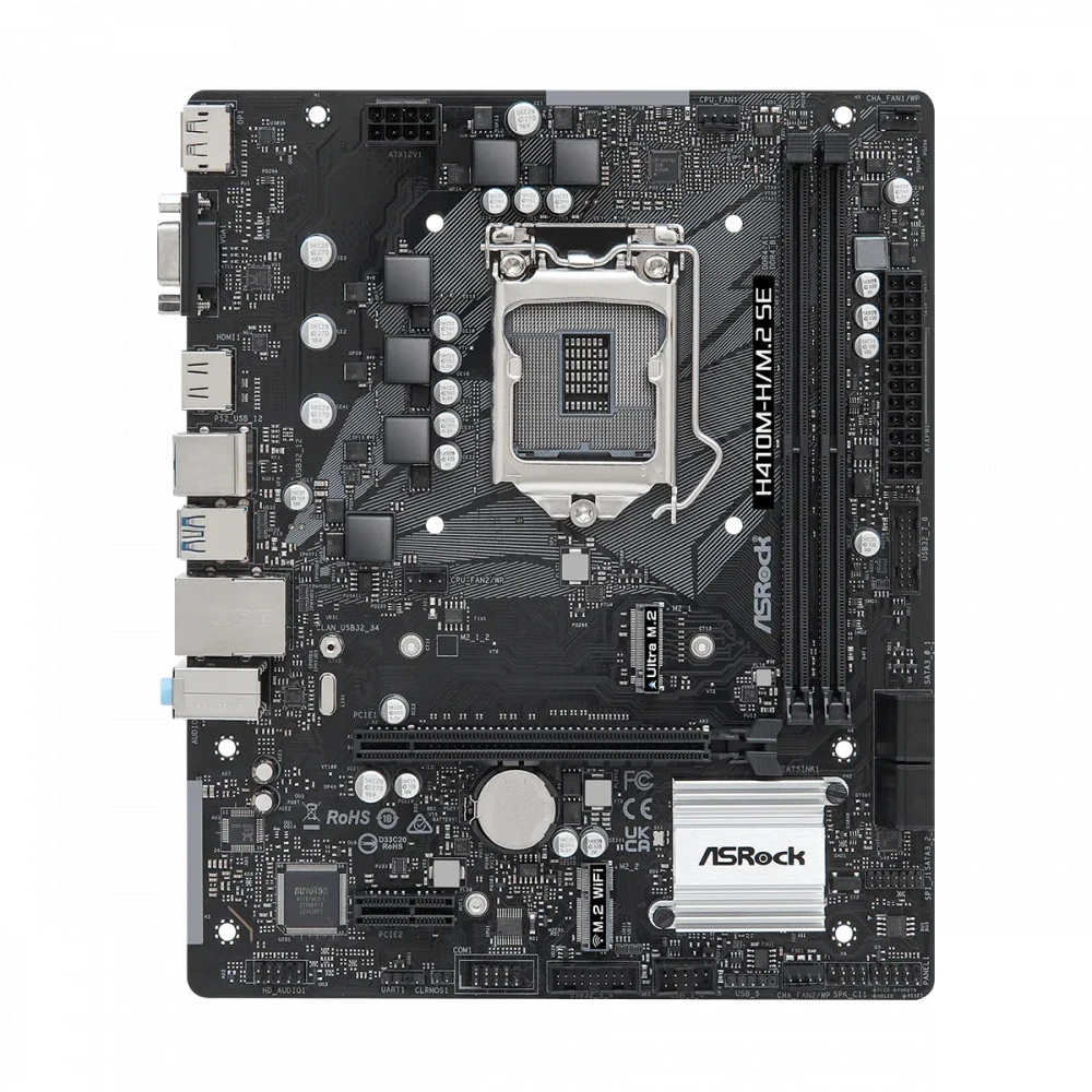 Материнская плата ASRock H410M-H/M.2 SE Micro-ATX, LGA 1200