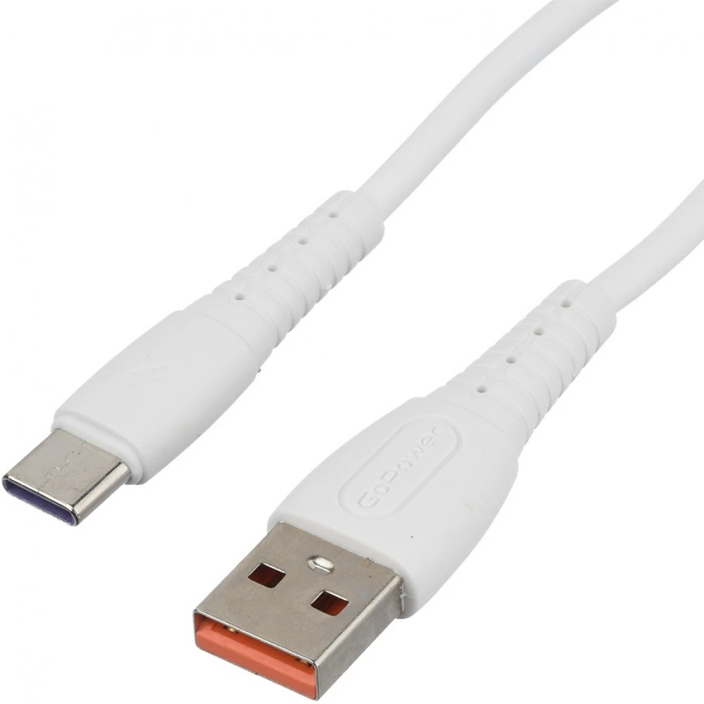 Кабель интерфейсный GoPower 00022801 00-00022801 USB Type C - USB Type A