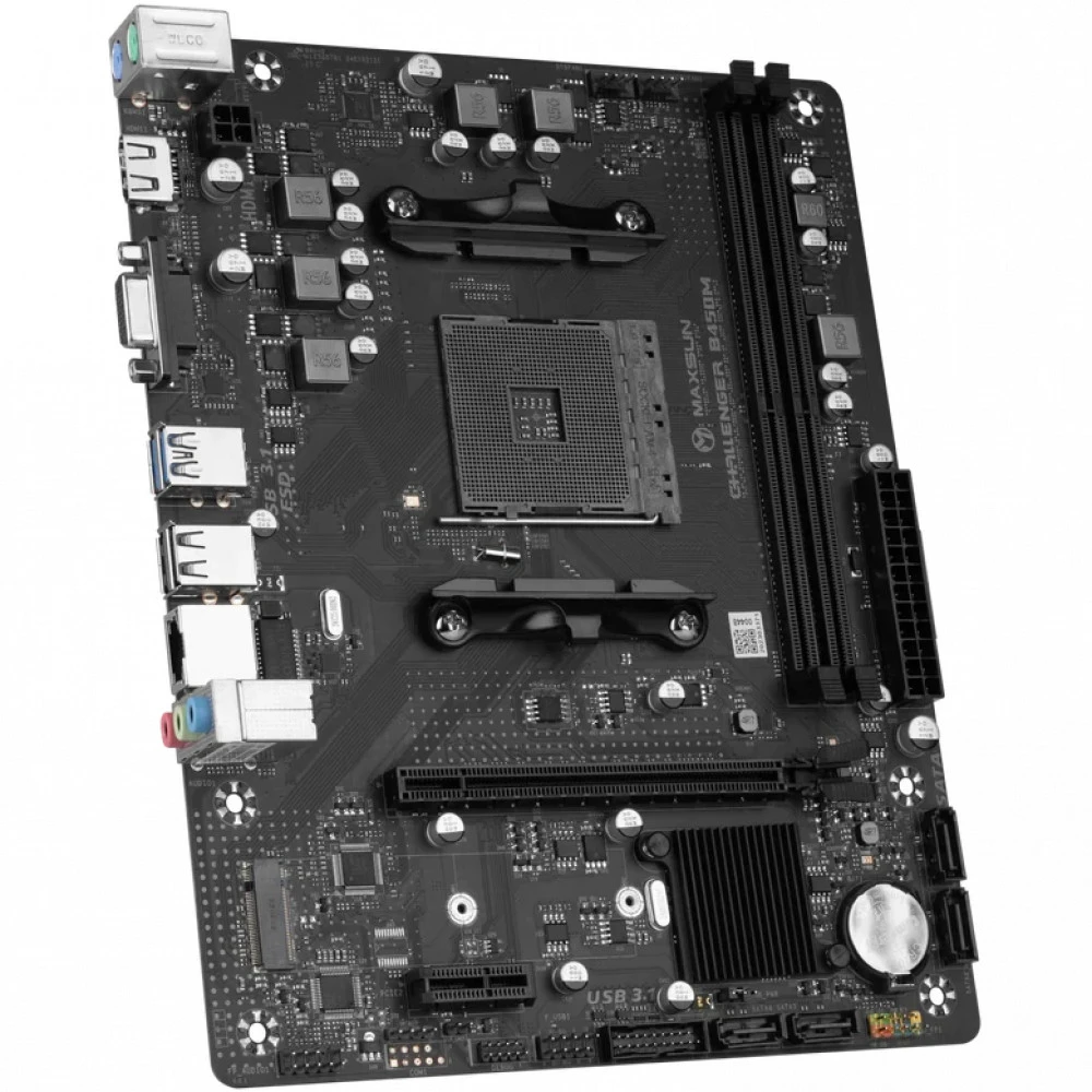 Материнская плата Maxsun  Challenger B450M MS-Challenger B450M Micro-ATX, AMD AM4