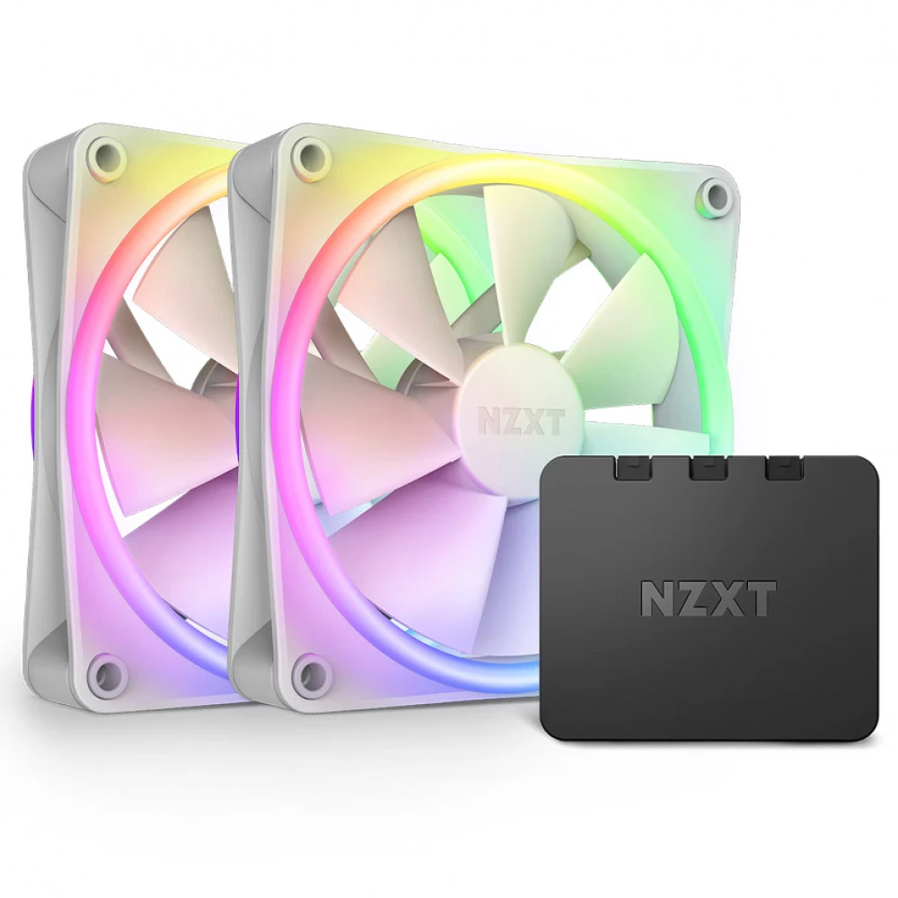 Система охлаждения NZXT F120 RGB Duo Fan 120mm PWM White Triple Pack RF-D12TF-W1 Для системного блока