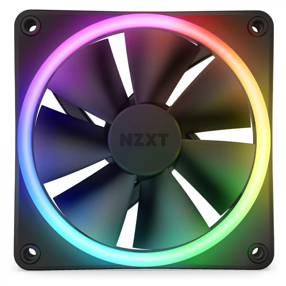 Система охлаждения NZXT F140 RGB Duo Fan 140mm PWM Black Twin Pack RF-D14DF-B1 Для системного блока