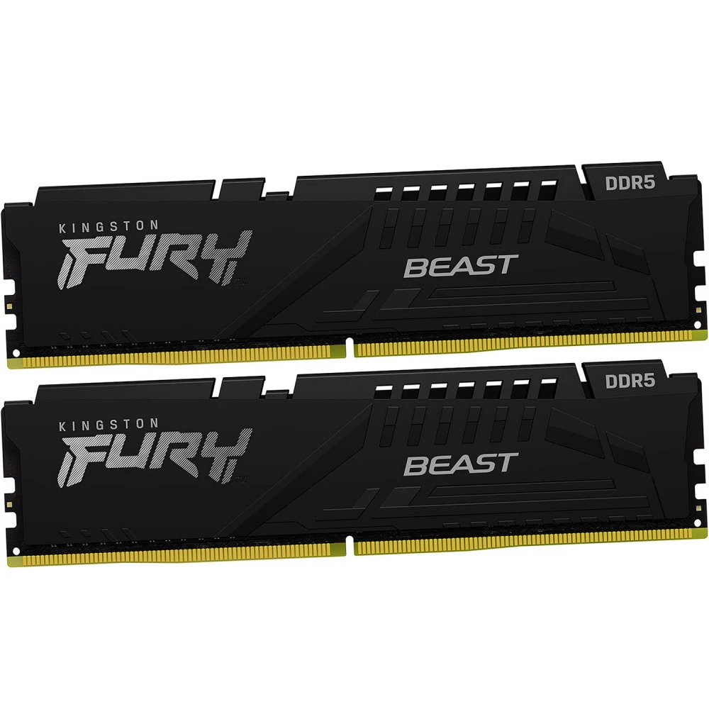 ОЗУ Kingston Fury Beast KF568C34BBEK2-32 DIMM, DDR5, 32 Гб (2 х 16 Гб), 6800 МГц