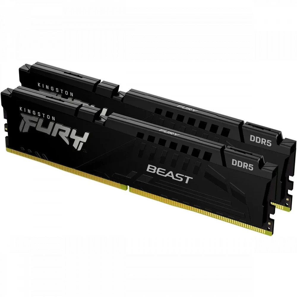 ОЗУ Kingston Fury Beast KF564C32BBEK2-64 DIMM, DDR5, 64 Гб (2 х 32 Гб), 6400 МГц