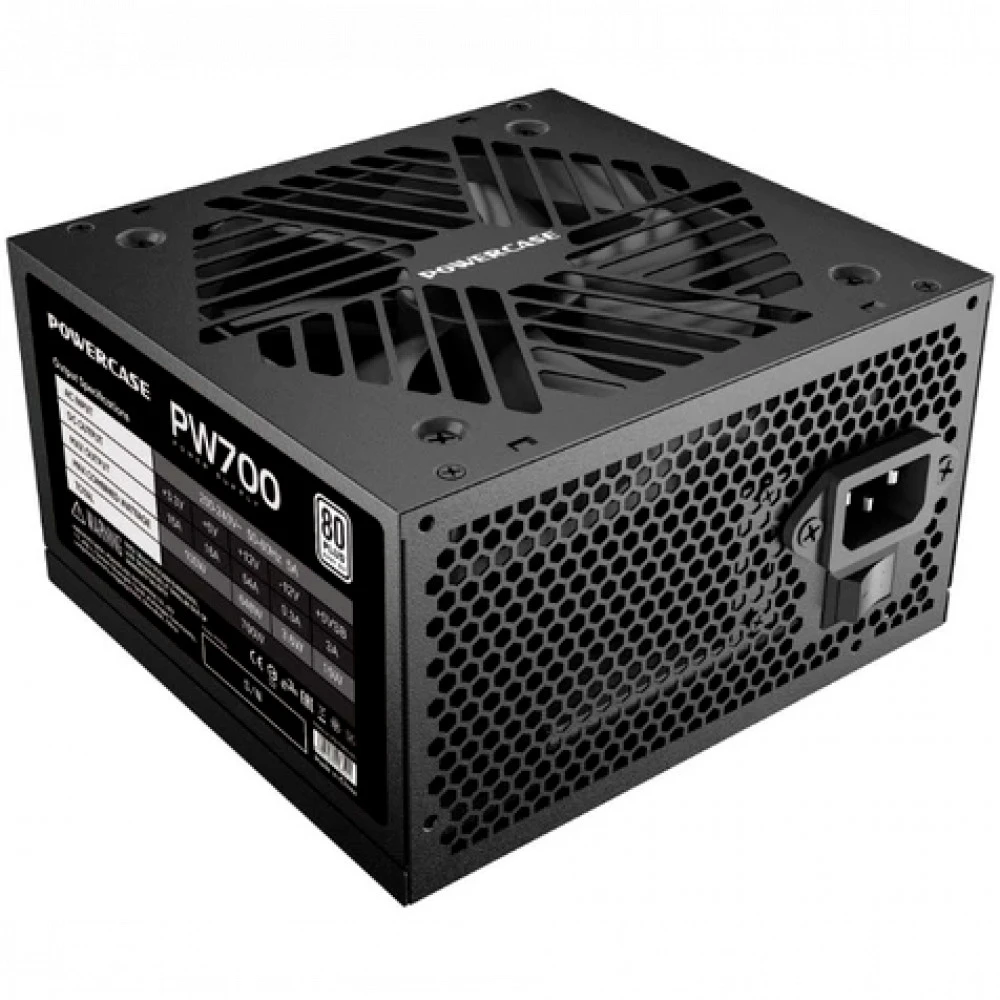 Блок питания Powercase PW700 PS-700W-DC 700 Вт, 80+