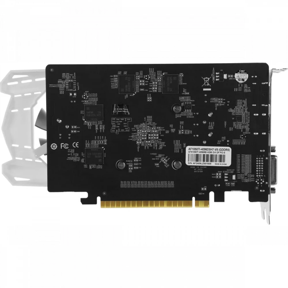 Видеокарта AFOX GeForce GTX 1050TI AF1050TI-4096D5H7-V8 4 ГБ