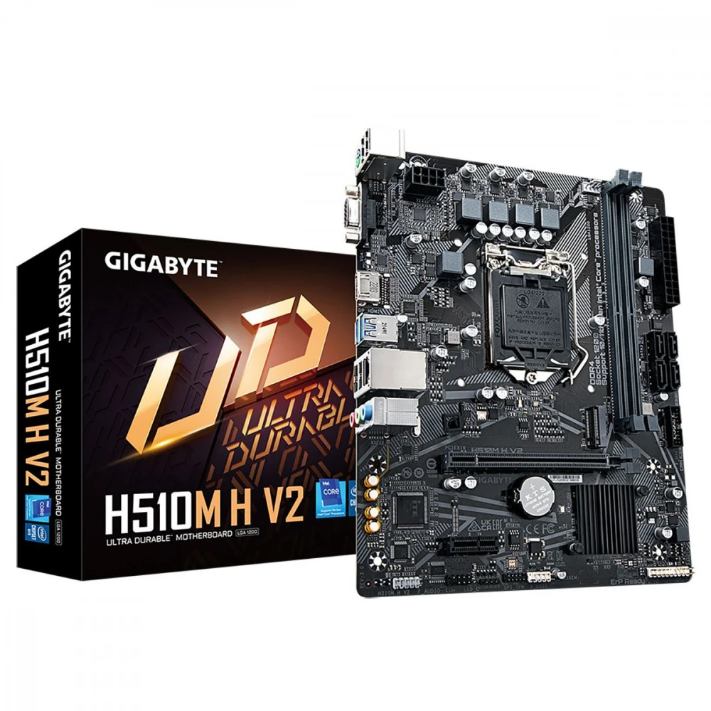Материнская плата Gigabyte H510M H V2 2.0, RTL Micro-ATX, LGA 1200