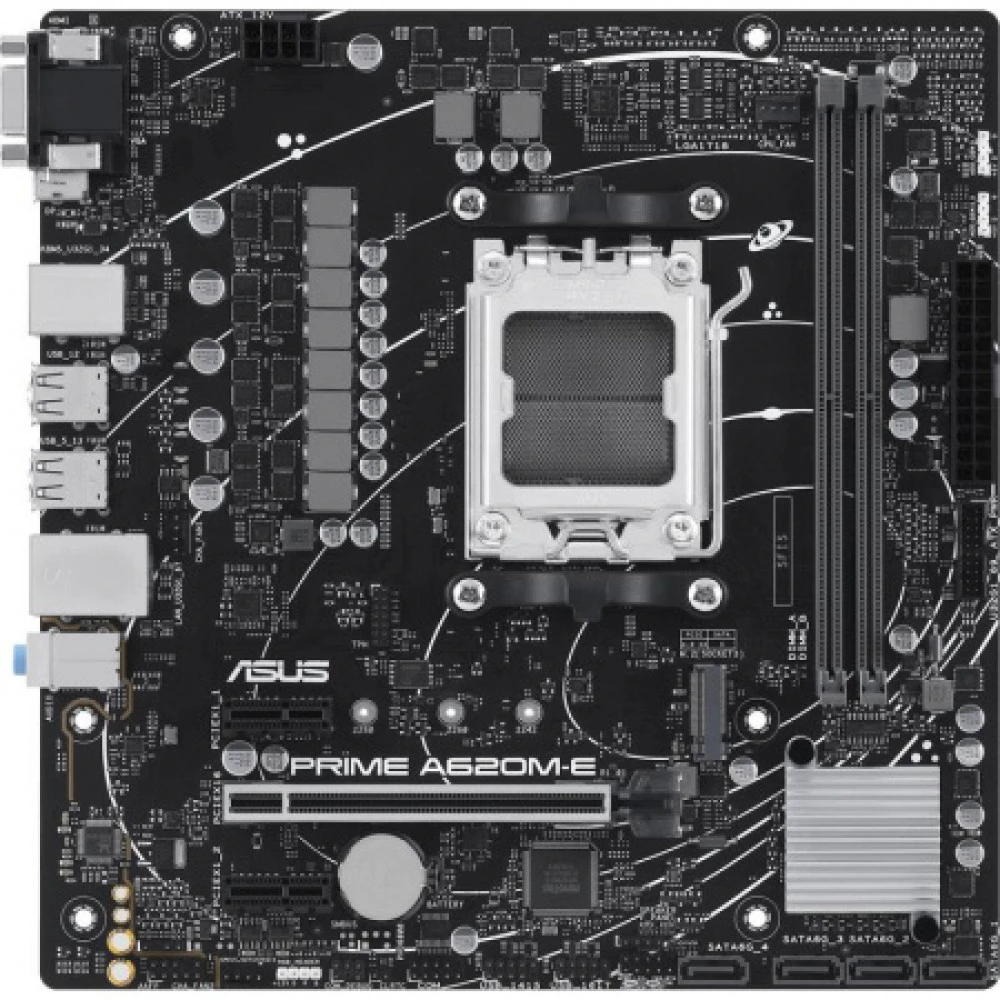 Материнская плата Asus PRIME A620M-E-CSM 90MB1F50-M0EAYC Micro-ATX, AMD AM5