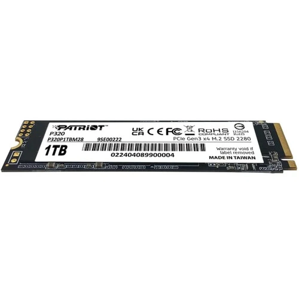Жесткий диск Patriot P320 P320P1TBM28 SSD (твердотельные), 1 ТБ, M.2, PCIe