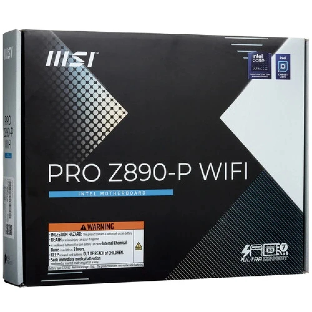 Материнская плата MSI PRO Z890-P WIFI ATX, LGA 1851