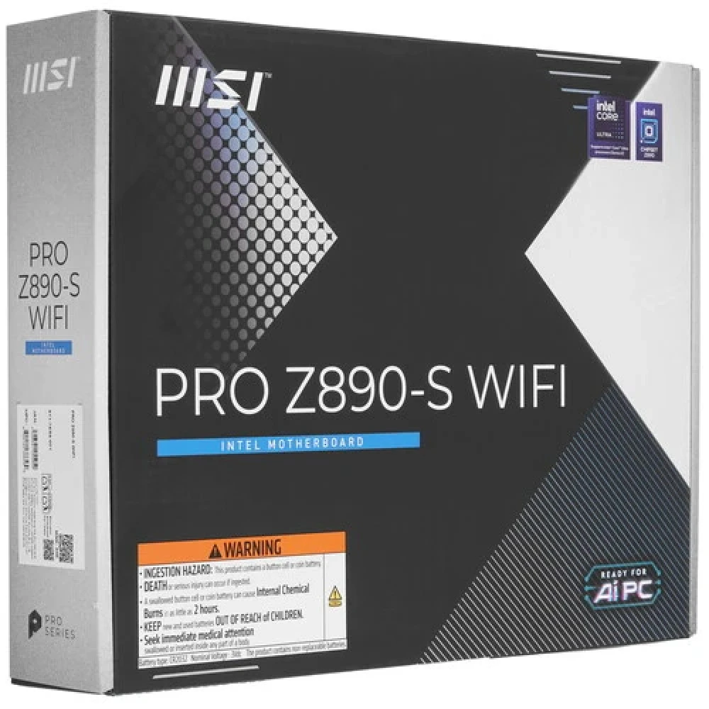 Материнская плата MSI PRO Z890-S WIFI ATX, LGA 1851