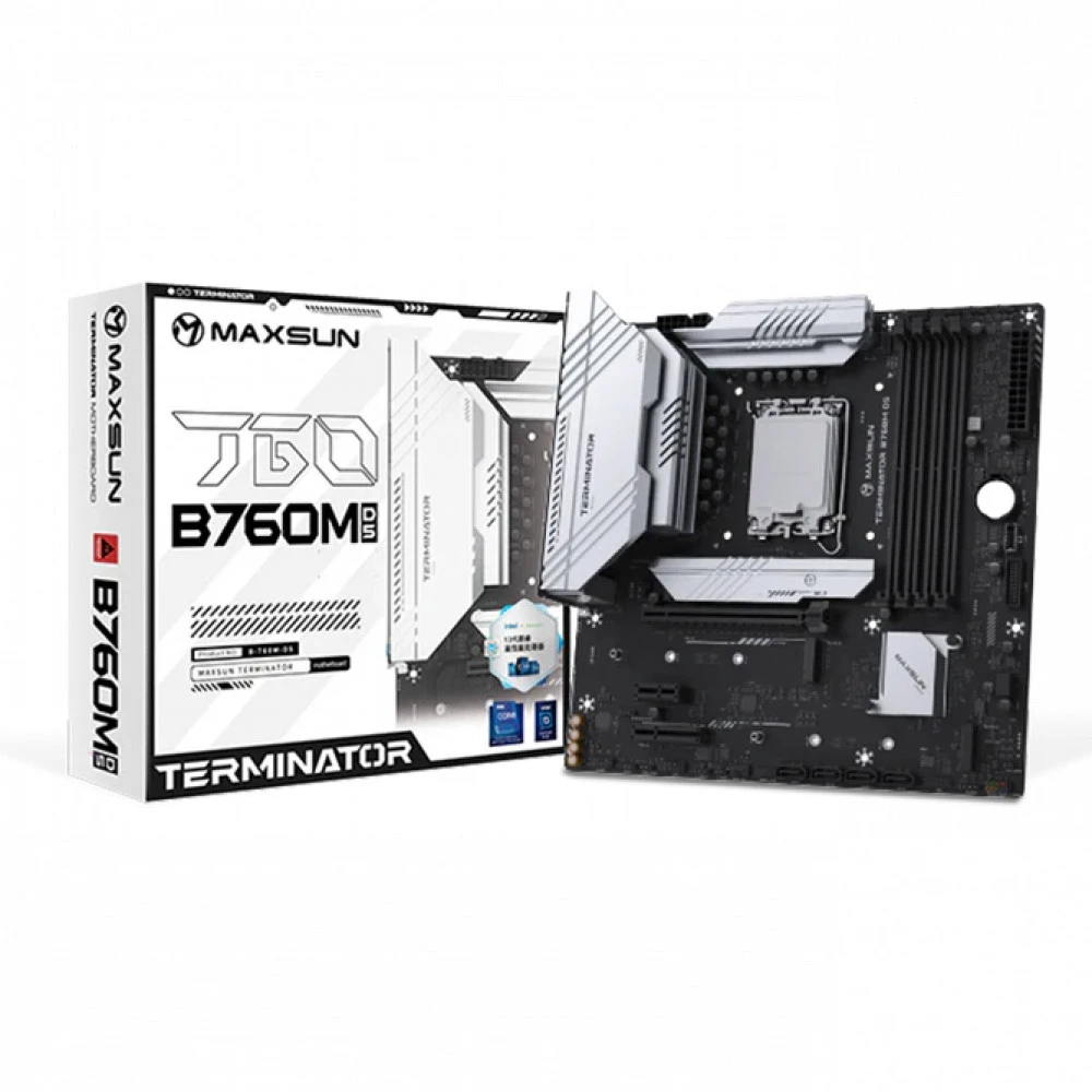 Материнская плата Maxsun  Terminator B760M D5 6940709696354 Micro-ATX, LGA 1700