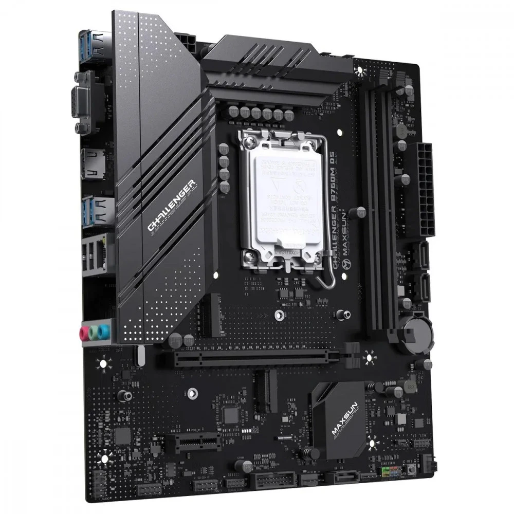 Материнская плата Maxsun  Challenger B760M D5 WIFI 6940709660386 Micro-ATX, LGA 1700