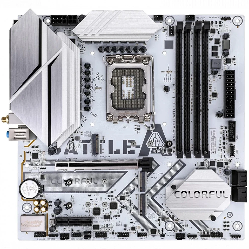 Материнская плата Colorful BATTLE-AX B760M-WHITE WIFI V20 Micro-ATX, LGA 1700