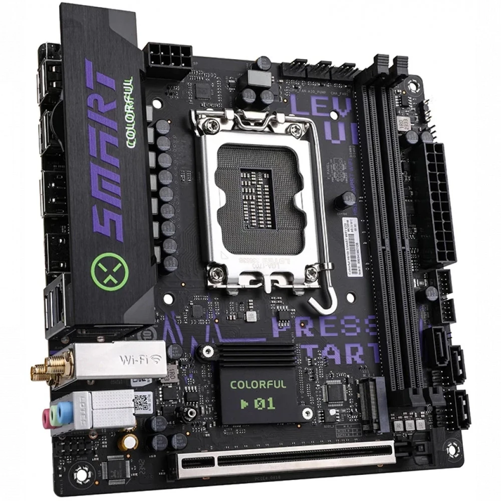 Материнская плата Colorful H610I SMART WIFI V20 Mini-ATX, LGA 1700