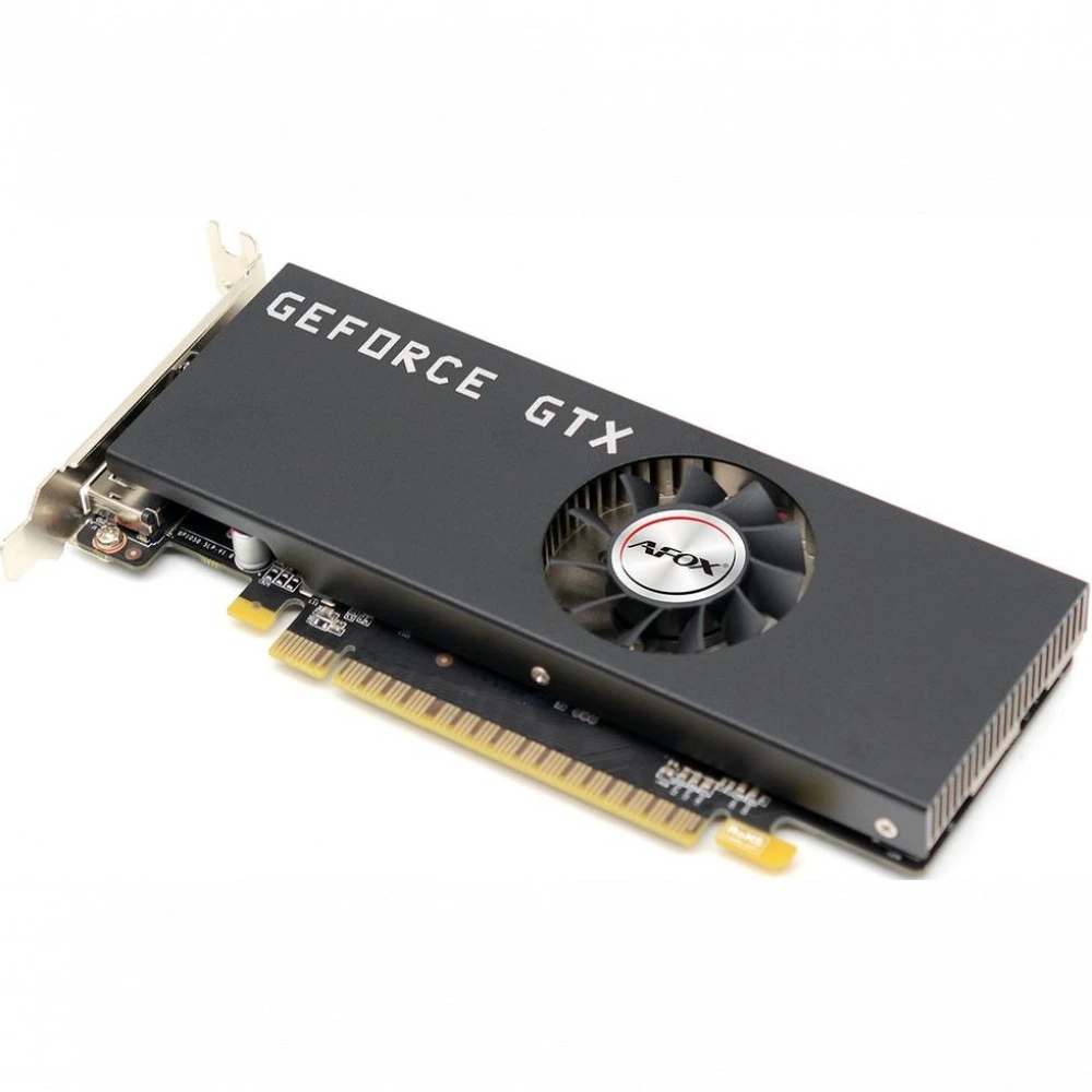 Видеокарта AFOX GeForce GTX 1050 Ti LP SINGLE FAN 4G AF1050TI-4096D5L5-V2 4 ГБ