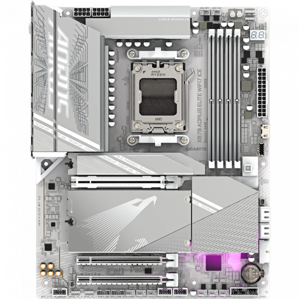 Материнская плата Gigabyte X870 AORUS ELITE WIFI7 ICE ATX, AMD AM5