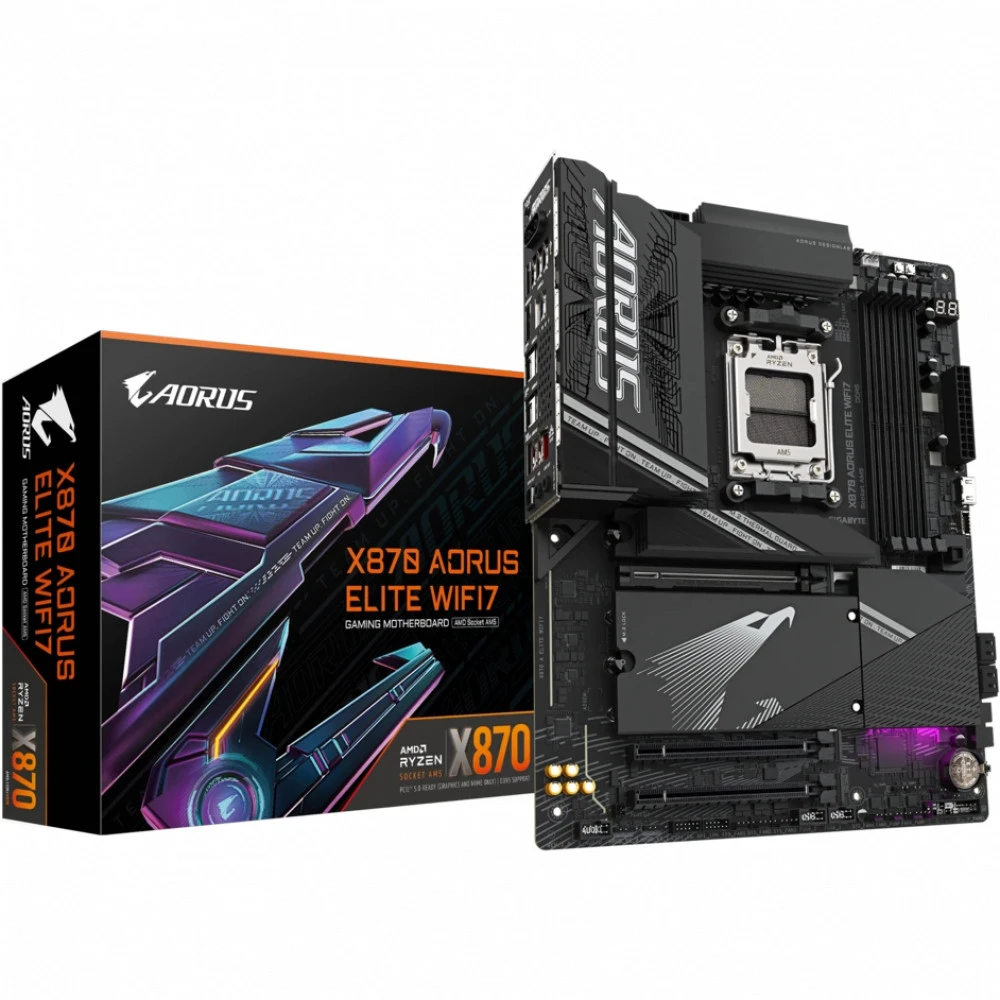 Материнская плата Gigabyte X870 AORUS ELITE WIFI7 ATX, AMD AM5
