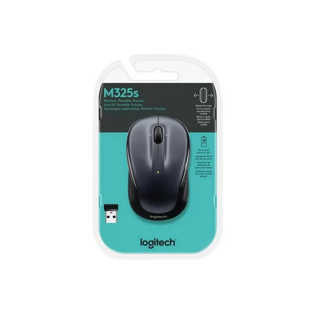 Мышь Logitech M325s Black 910-006814 Бюджетные, Беспроводная