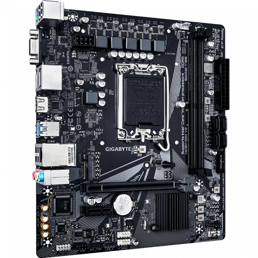 Материнская плата Gigabyte H610M S2H V2, RTL oem H610M S2H V2||oem Micro-ATX, LGA 1700