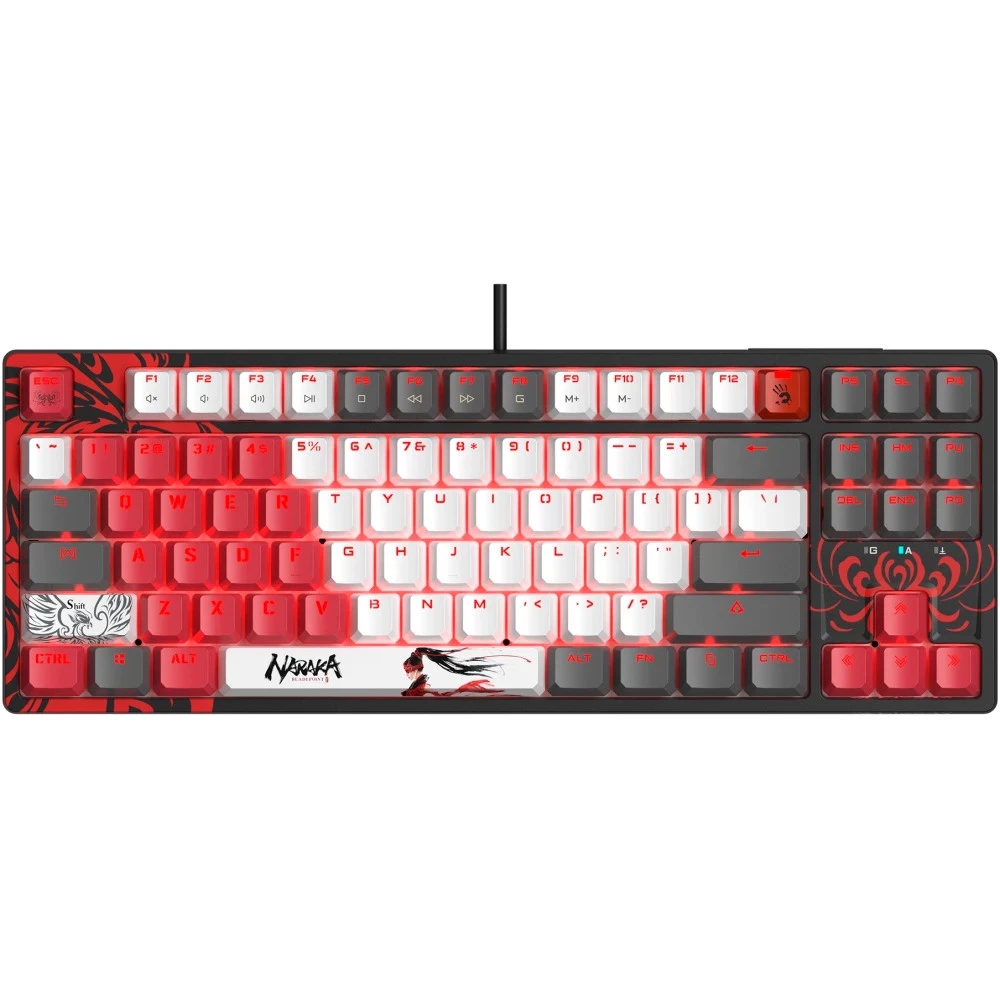 Клавиатура A4Tech S87 Naraka S87 NARAKA Проводная, USB