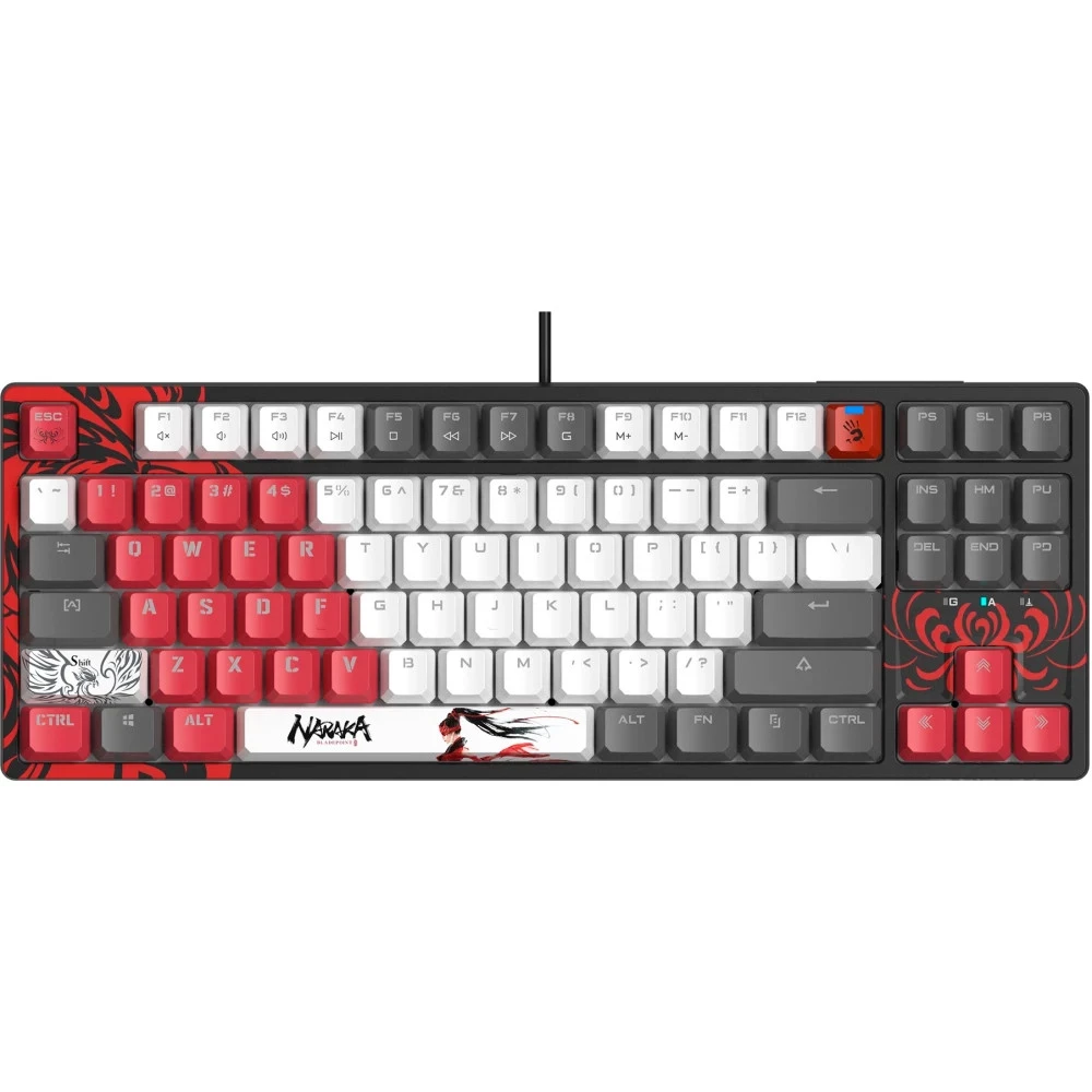 Клавиатура A4Tech S87 Naraka S87 NARAKA Проводная, USB