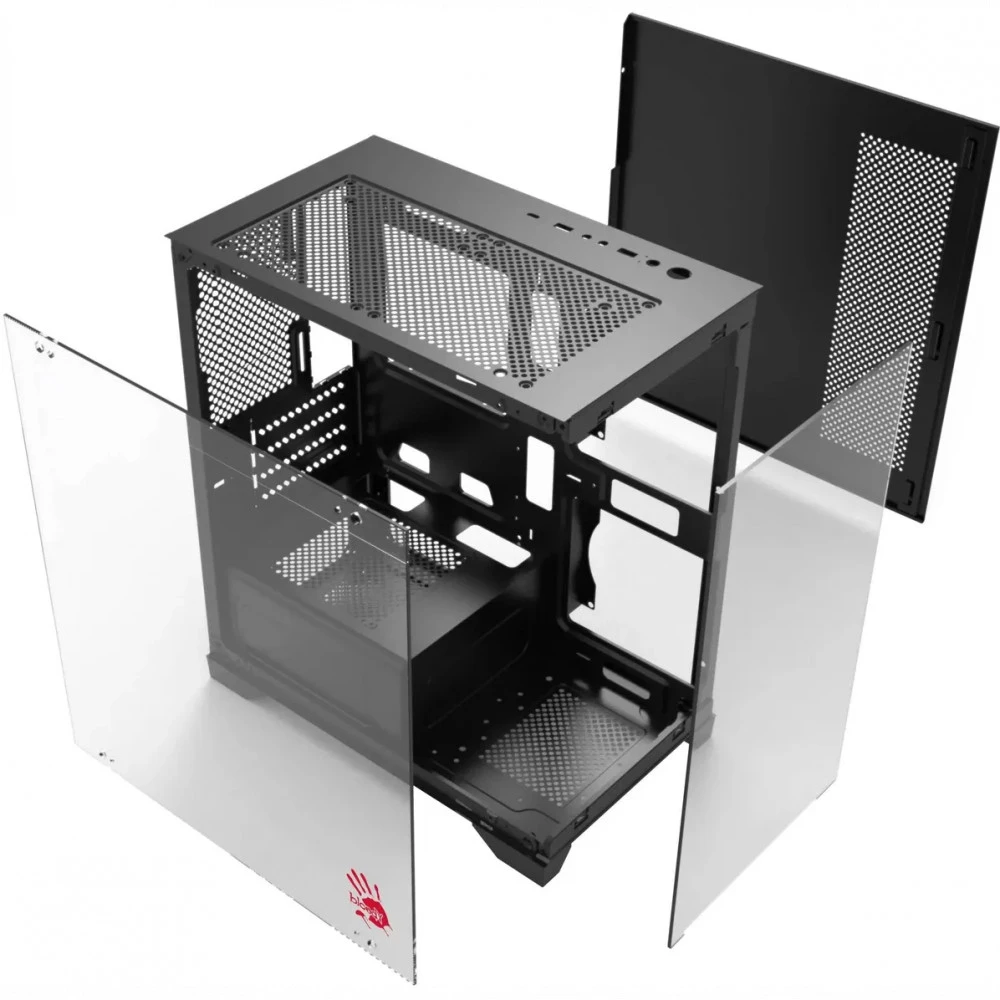 Корпус Bloody BD-CC103 Black BD-CC103-BK Mini-Tower