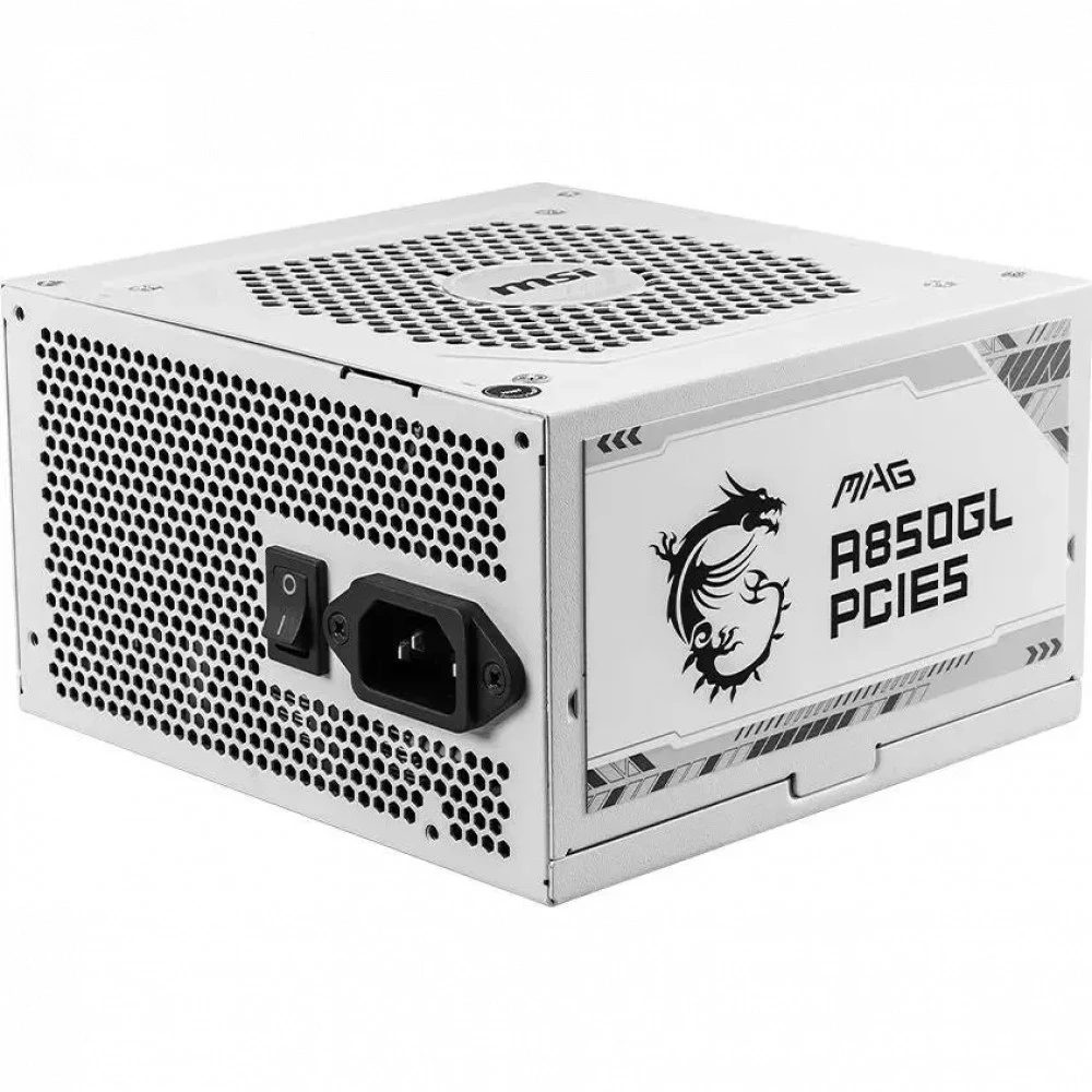 Блок питания MSI MAG A850GL WH PCIE5, 850W 306-7ZP8A24-CE0 850 Вт, 80+ Gold