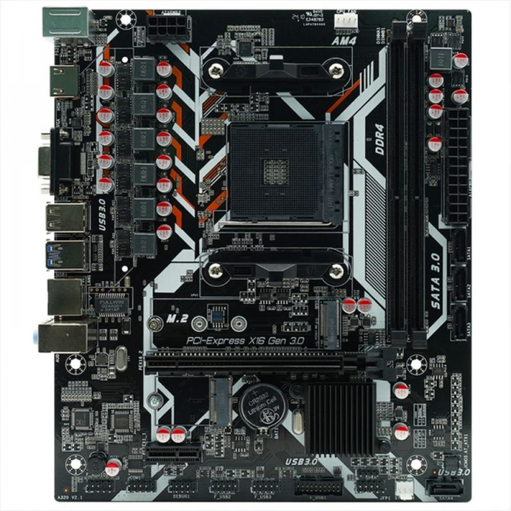 Материнская плата AFOX A320D4-MA5-V2 Micro-ATX, AMD AM4