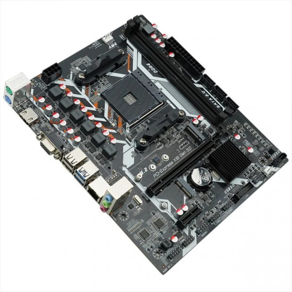 Материнская плата AFOX A320D4-MA5-V2 Micro-ATX, AMD AM4