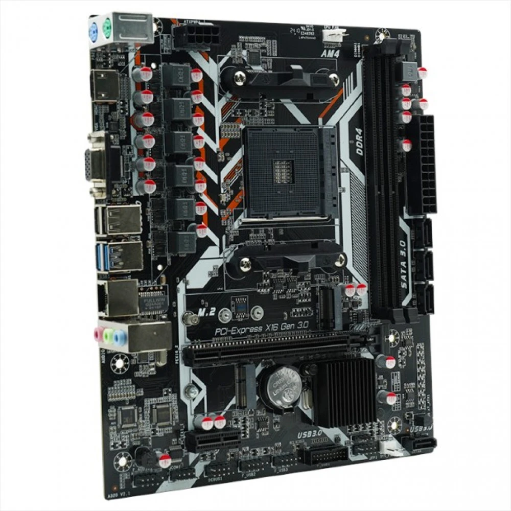 Материнская плата AFOX A320D4-MA5-V2 Micro-ATX, AMD AM4