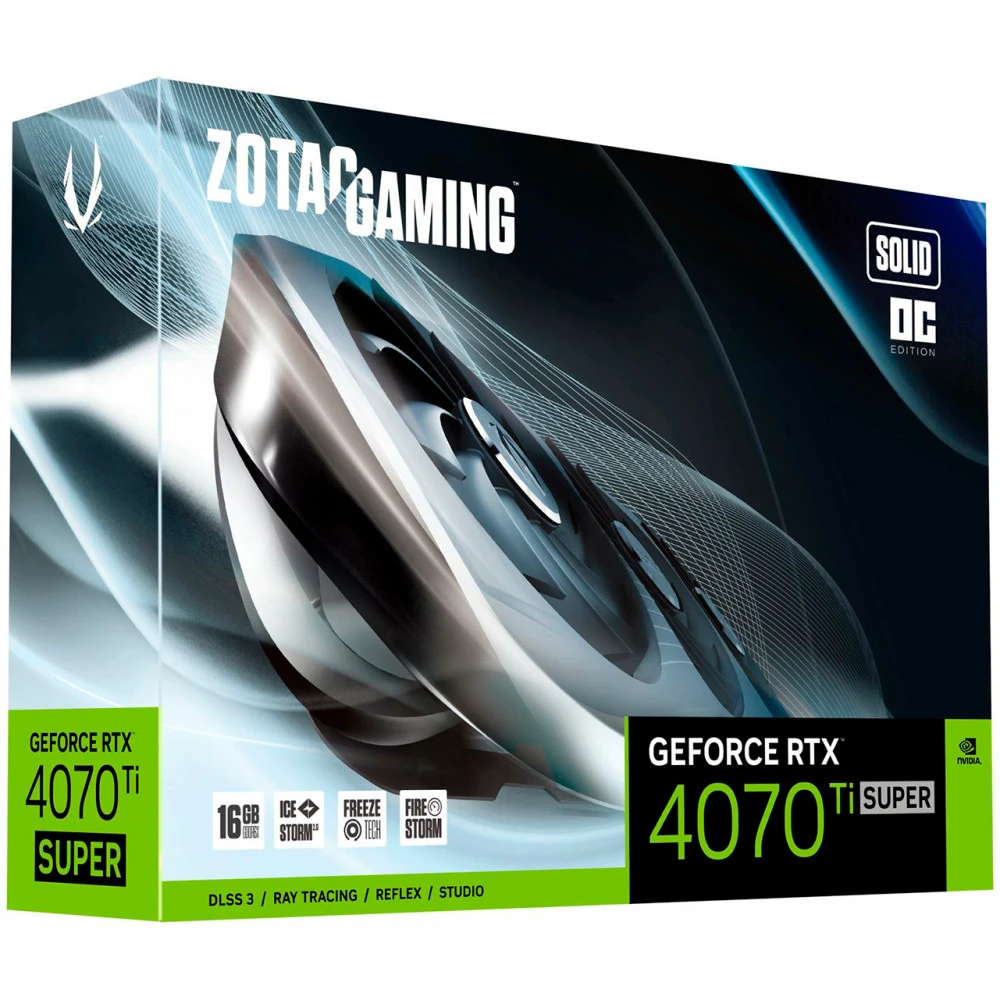 Видеокарта Zotac GAMING RTX 4070 Ti SUPER SOLID OC ZT-D40730RC-10P 16 ГБ
