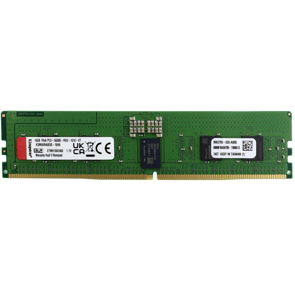 ОЗУ Kingston KSM56R46BS8-16HA DIMM, DDR5, 16 Гб, 5600 МГц