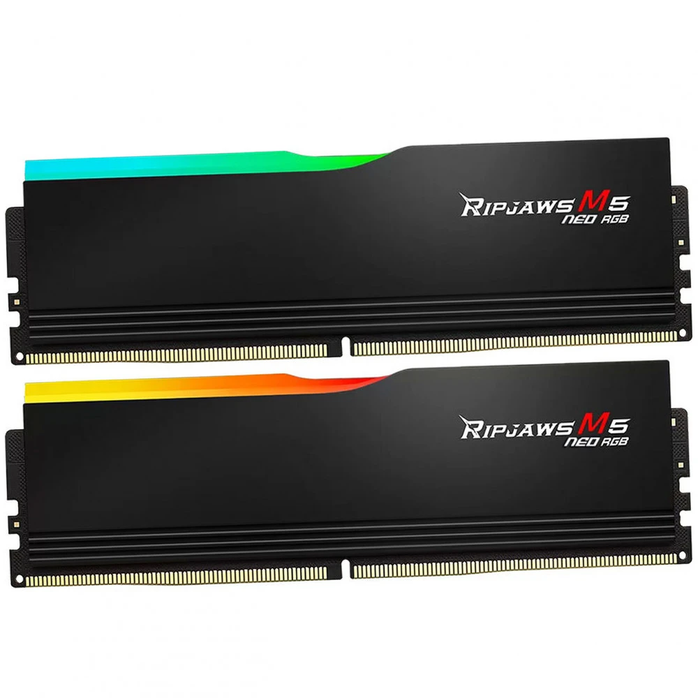 ОЗУ G.Skill RipJaws M5 Neo RGB F5-6000J3636F16GX2-RM5NRK DIMM, DDR5, 32 Гб (2 х 16 Гб), 6000 МГц