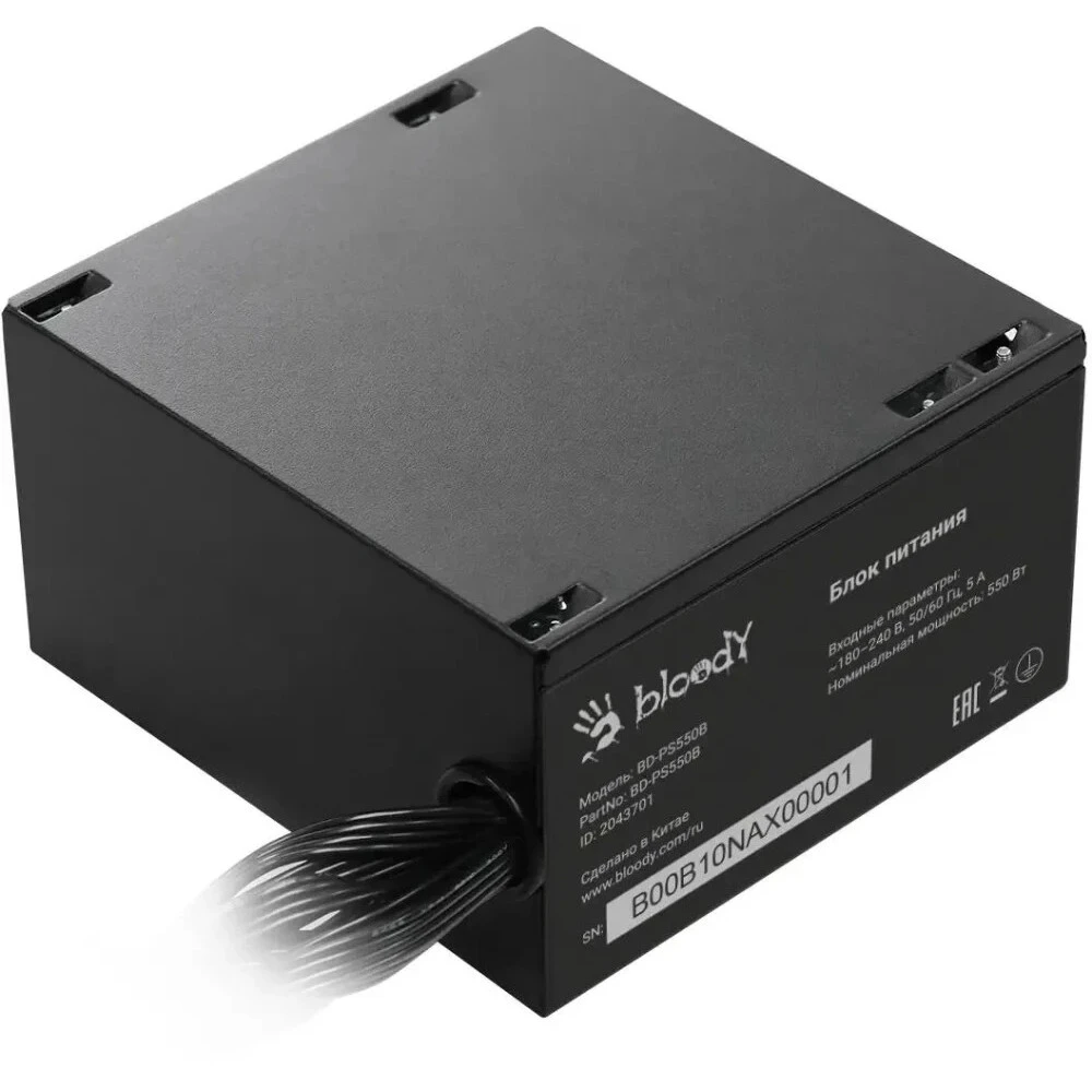Блок питания Bloody BD-PS550B 550 Вт, 80+ Bronze