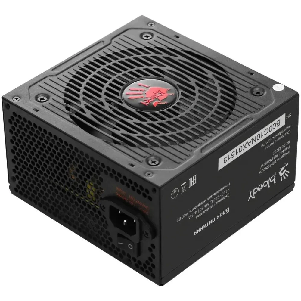Блок питания Bloody BD-PS600W 600 Вт, 80+